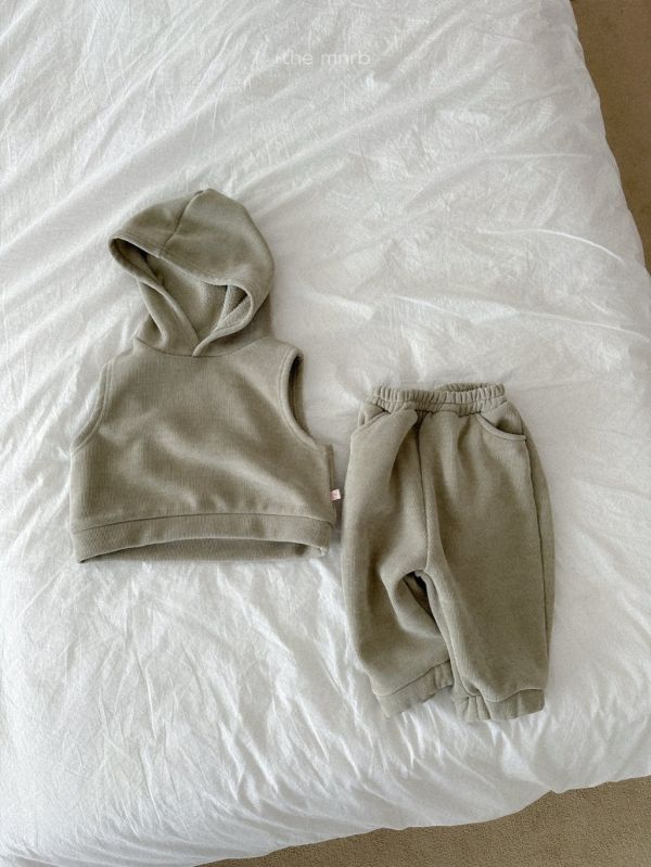 連帽刷毛背心｜2COLORS 