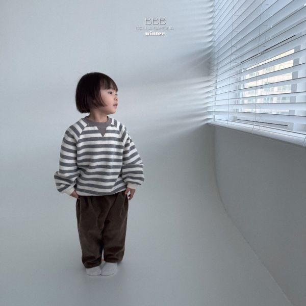 燈芯絨錐形褲(內裡加絨)｜3COLORS 