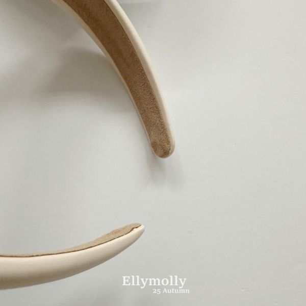 ELLYMOLLY｜質感小銀標髮箍 