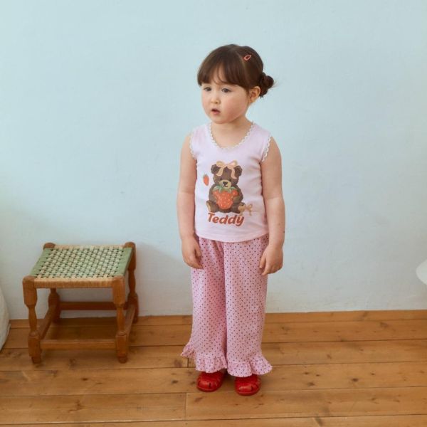 1STBLUE｜小點點喇叭褲 