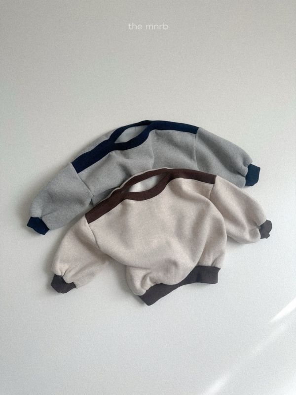 拼接撞色衛衣｜2COLORS 