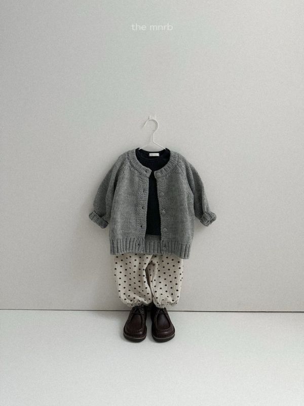 燈芯絨小愛心點點長褲｜4COLORS 