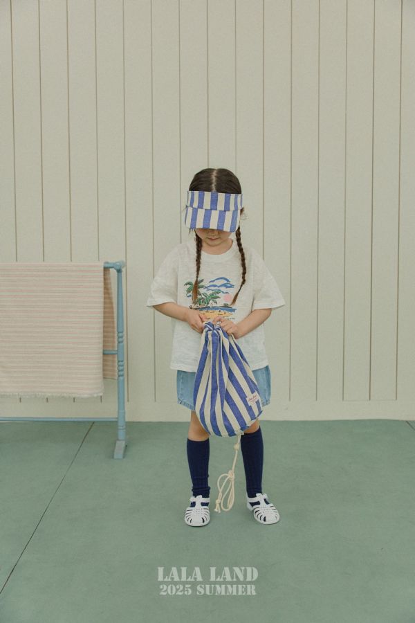 夏日海灘短TEE｜2COLORS 
