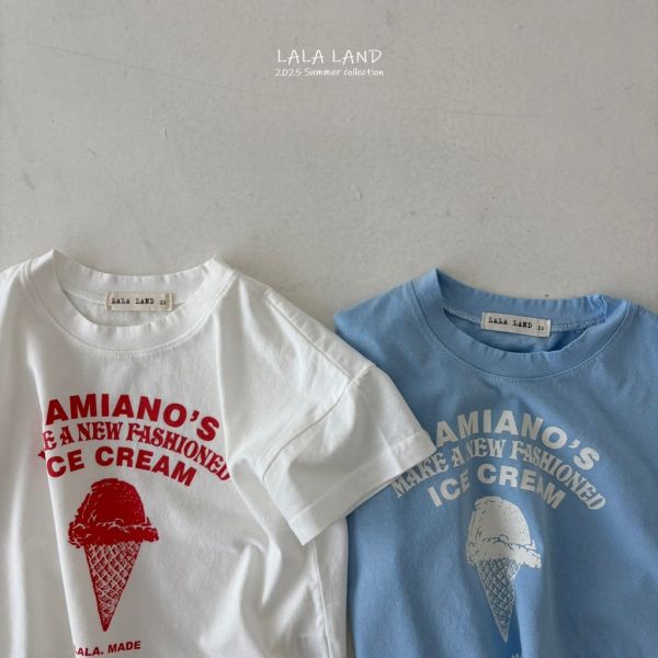 冰淇淋短TEE｜2COLORS 