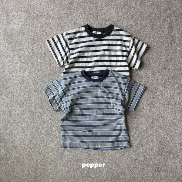 親子款 條紋圓領短TEE｜2COLORS 