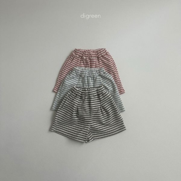 雙線條紋短褲｜3COLORS 