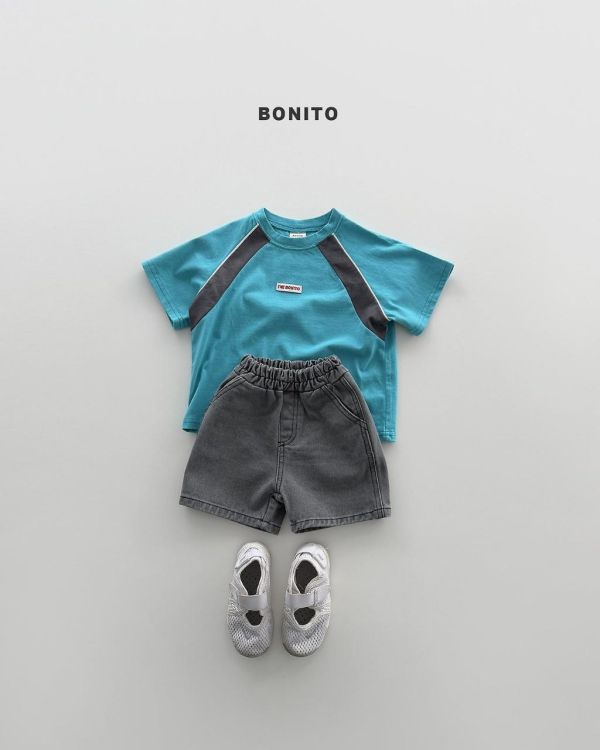 BONITO｜休閒配色短TEE 