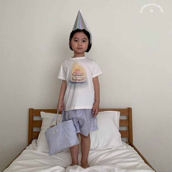 蛋糕&r冰淇淋短TEE｜2COLORS 