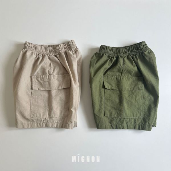 工裝口袋短褲｜2COLORS 