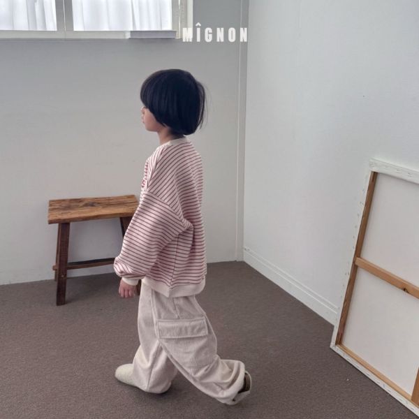 燈芯絨工裝長褲｜2COLORS 