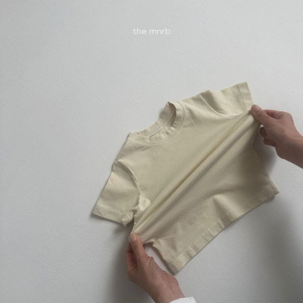 後標籤彈性短TEE｜4COLORS 