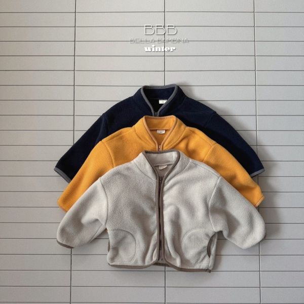 搖粒絨拉鍊外套｜3COLORS 