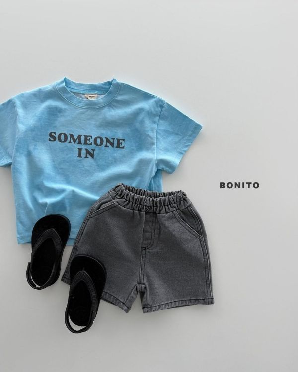 BONITO｜暈染字母短TEE 