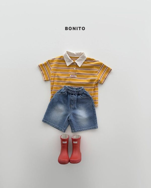 BONITO｜刷色丹寧褲 