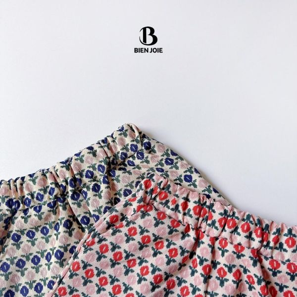 BIENJOIE ｜小花圖騰短褲 