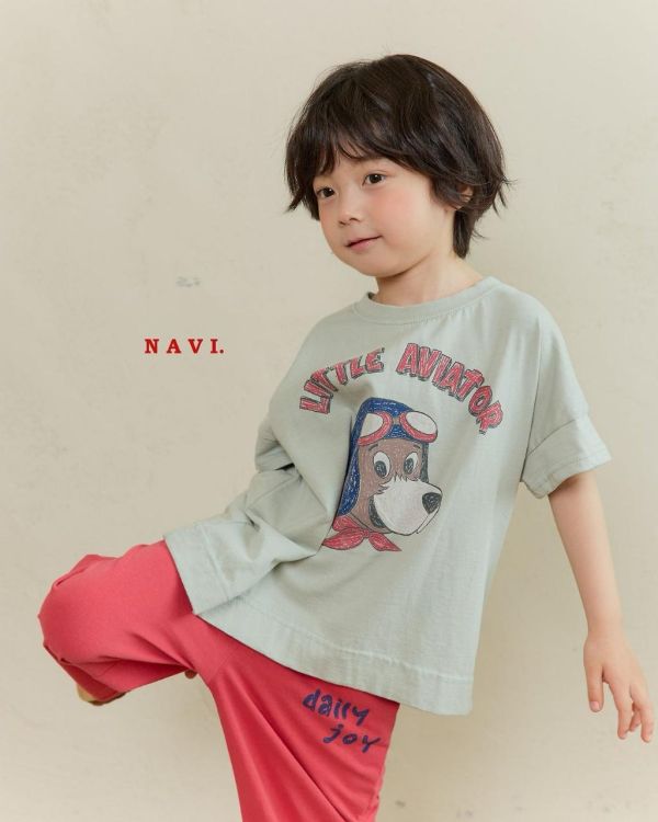 NAVI｜飛行員狗狗短TEE 