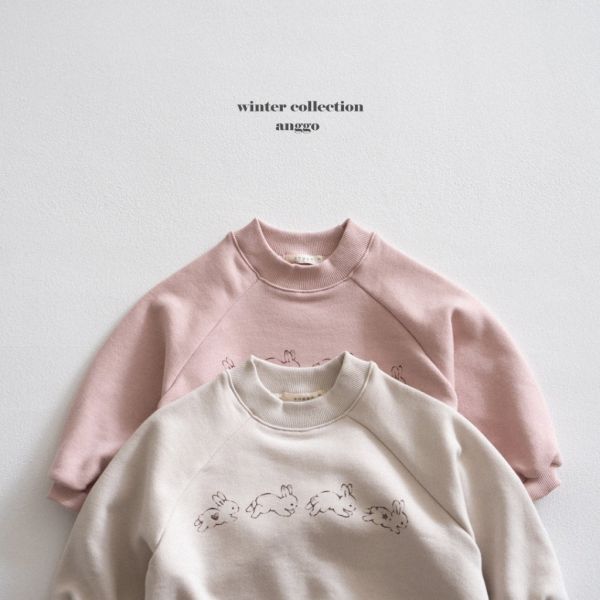 兔兔寬鬆衛衣｜2COLORS 