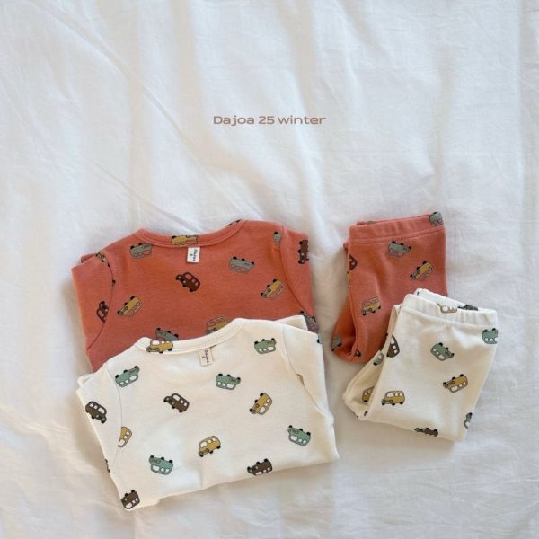 車車居家套裝(上衣+褲子)｜2COLORS 