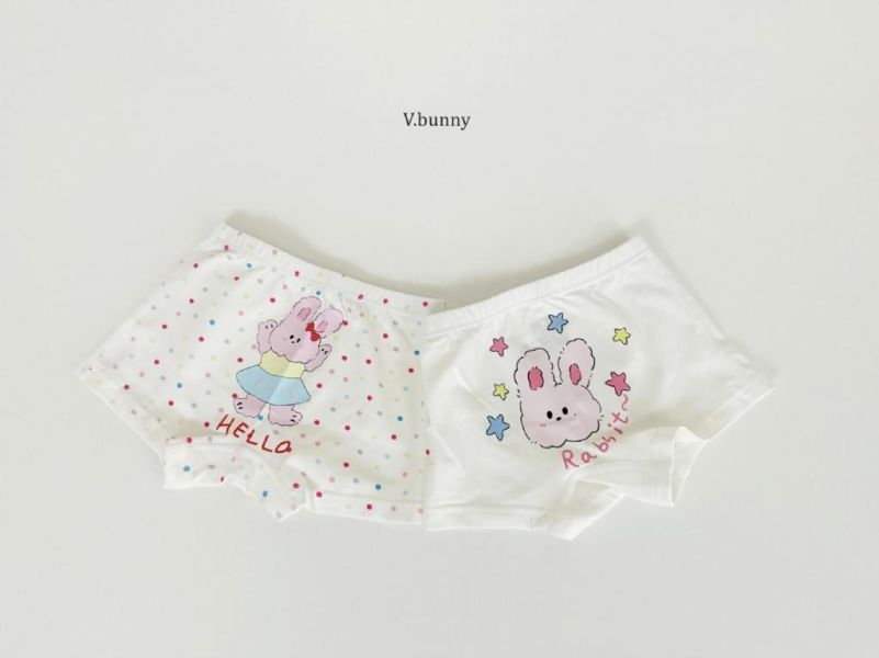 VBUNNY｜Rabbit純棉小褲褲4件組(GIRL) 