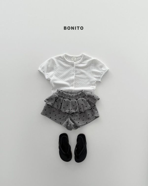 BONITO｜氣質愛心短袖開衫 