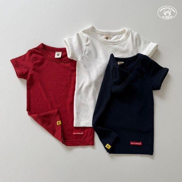 GOU｜修身彈力短TEE 