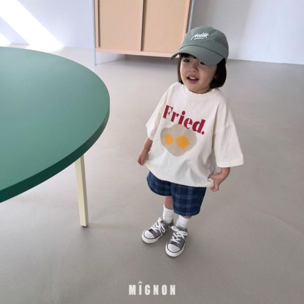 MIGNON｜活力荷包蛋短TEE 