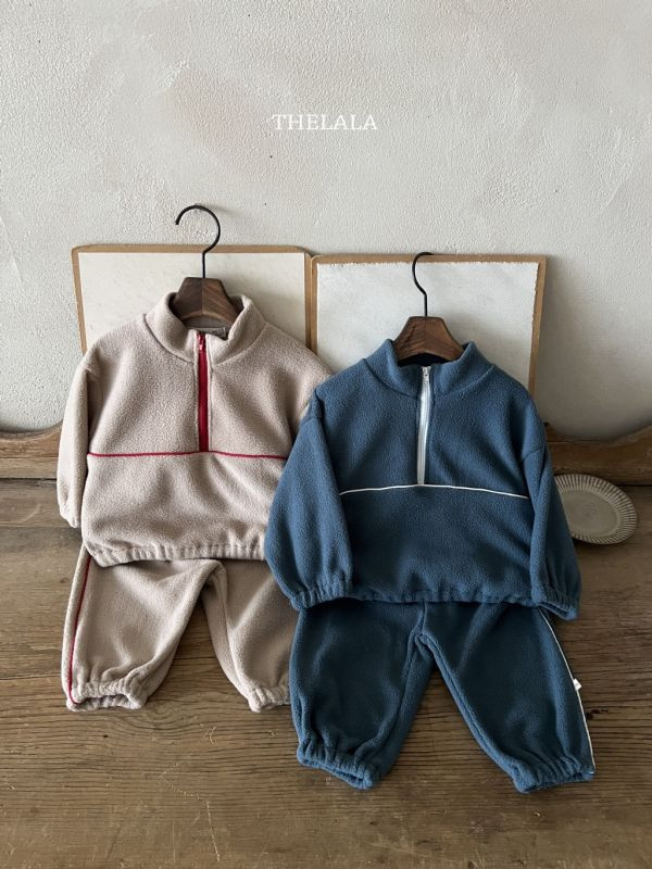 立領拉鍊軟毛衛衣(可配成套)｜2COLORS 