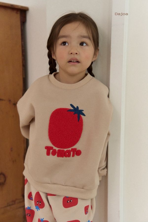 立體Tomato套裝(上衣+褲子)｜2COLORS 