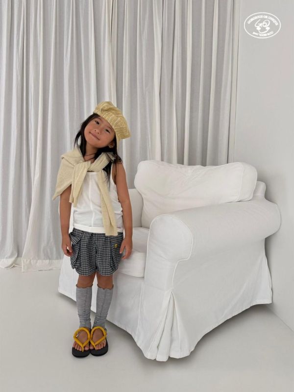 GOU｜中線棉質背心 