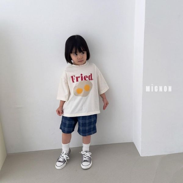 MIGNON｜活力荷包蛋短TEE 