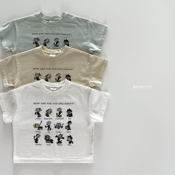 小黑貓塗鴉短TEE｜3COLORS 