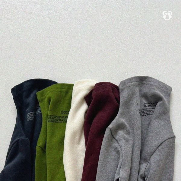 前後兩穿半高領上衣｜5COLORS 