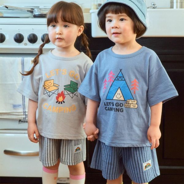 1STBLUE｜夏日露營短TEE 