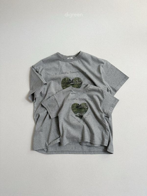 DIGREEN｜親子款 天鵝湖愛心短TEE 