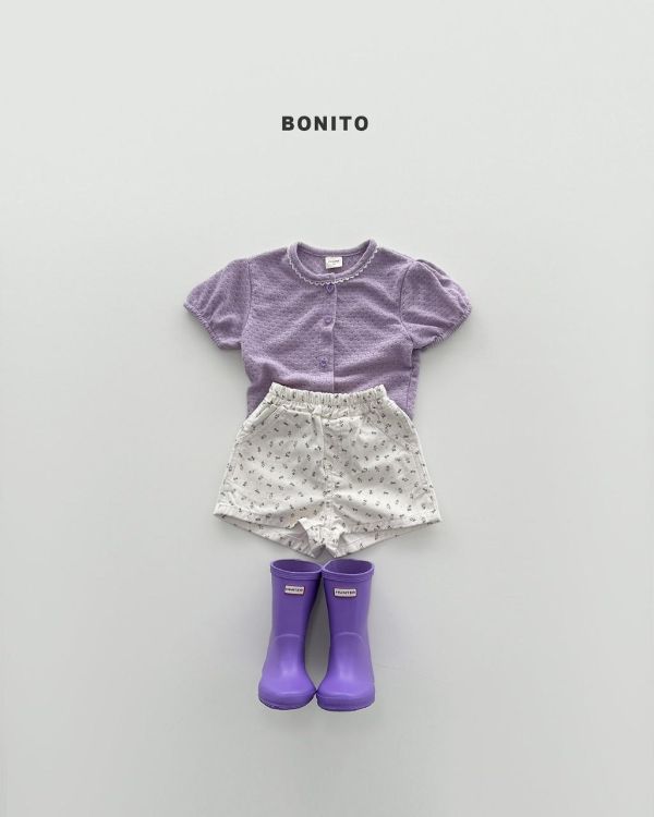 BONITO｜氣質愛心短袖開衫 