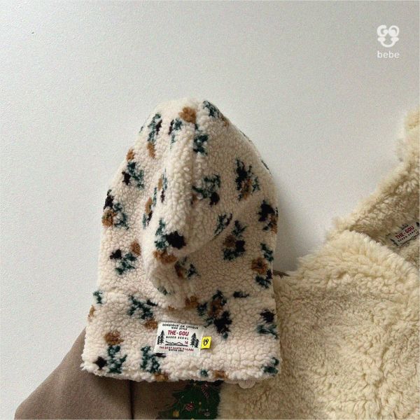 羊羔毛連帽圍脖｜3COLORS 