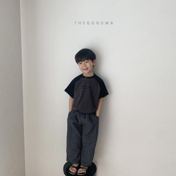 THEGOGUMA｜細格紋長褲 