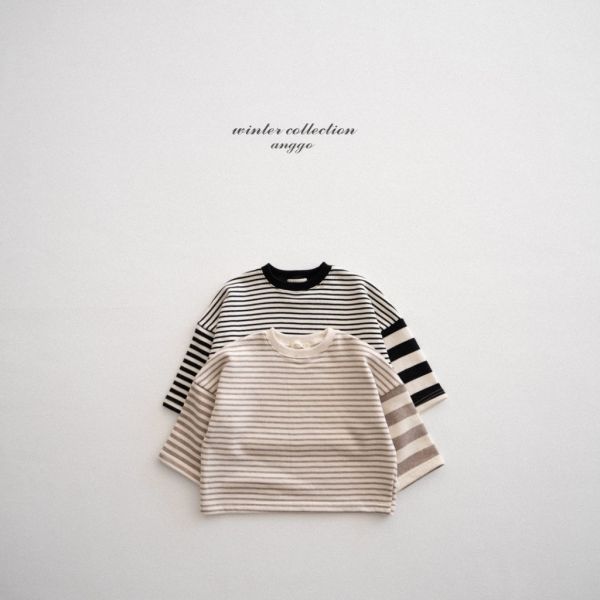 粗細條紋衛衣｜2COLORS 