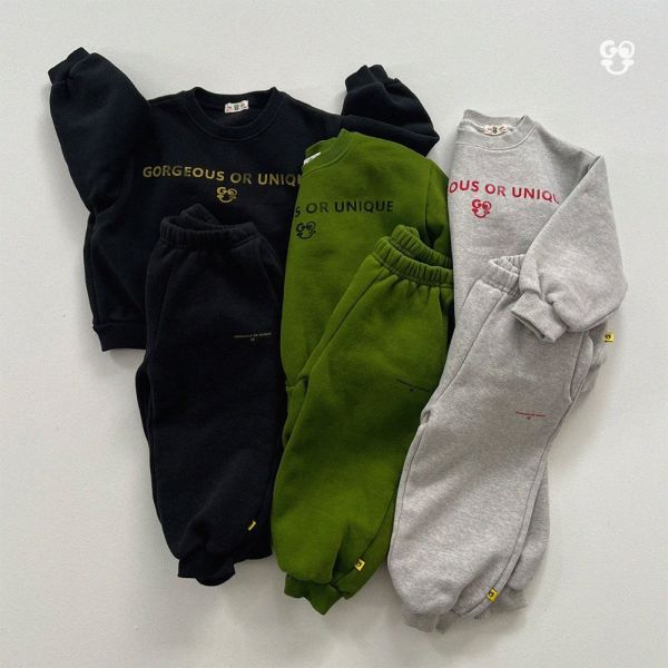 GORGEOUS休閒套裝(衛衣+褲子)｜3COLORS 