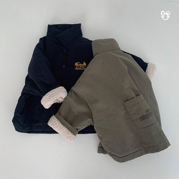 厚絨毛保暖外套｜2COLORS 