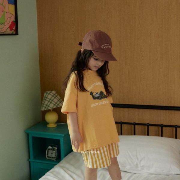 BLACKBEAN｜GOOD VIBES ONLY黑貓短TEE 