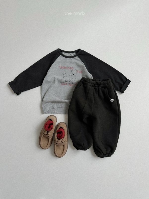 狗狗拼接上衣｜3COLORS 