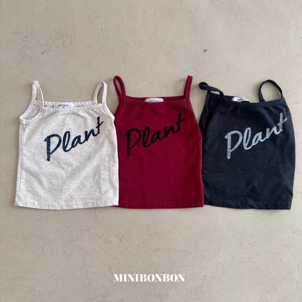 字母Plant小背心｜3COLORS 