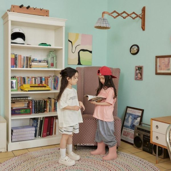 BLACKBEAN｜字母棉質短TEE 