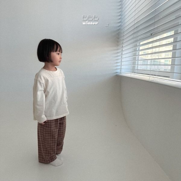 格紋系列鬆緊長褲｜4COLORS 