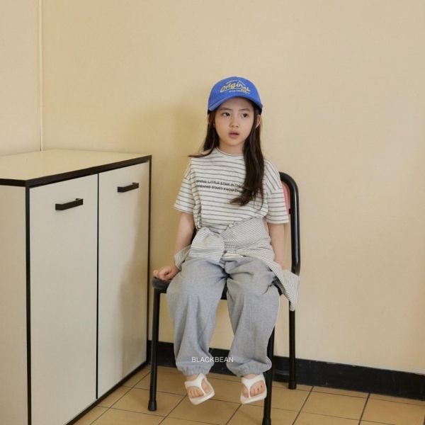 BLACKBEAN｜條紋棉質上衣 