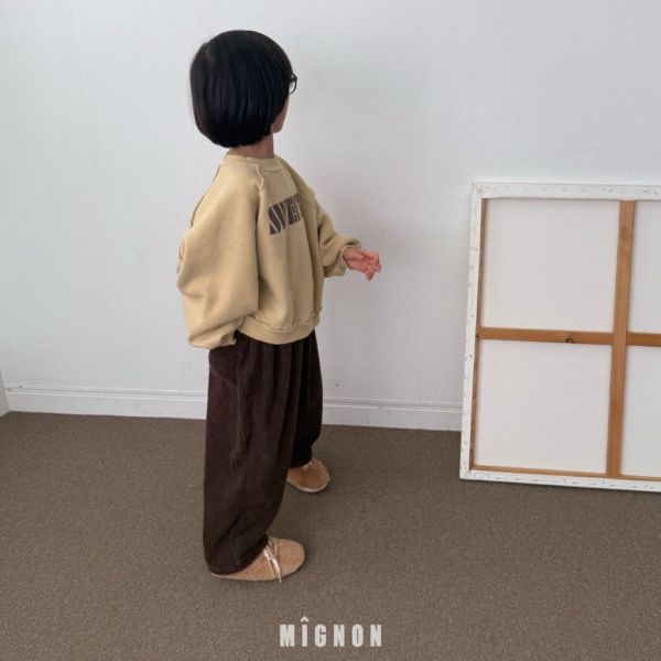 燈芯絨長褲｜2COLORS 