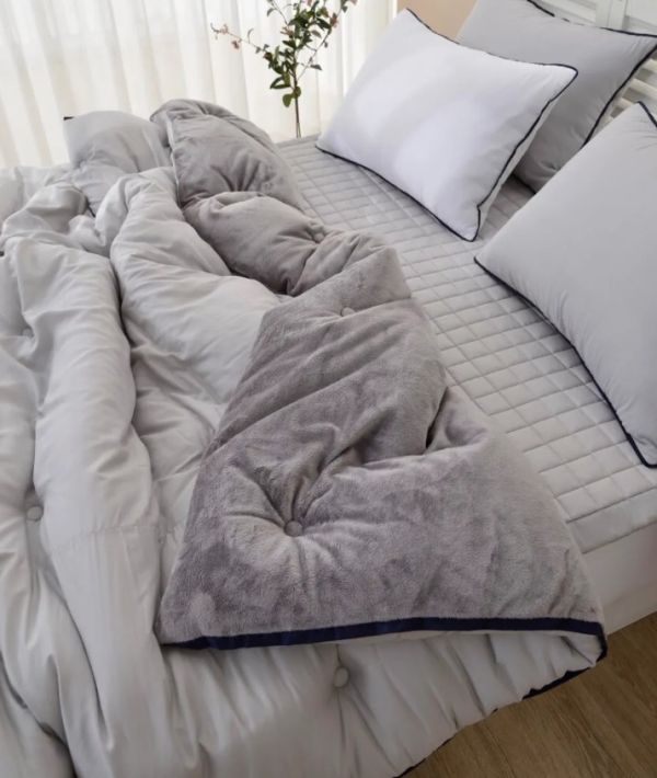 韓國製 素面100%天絲莫代爾單面細絨冬被｜4COLORS 