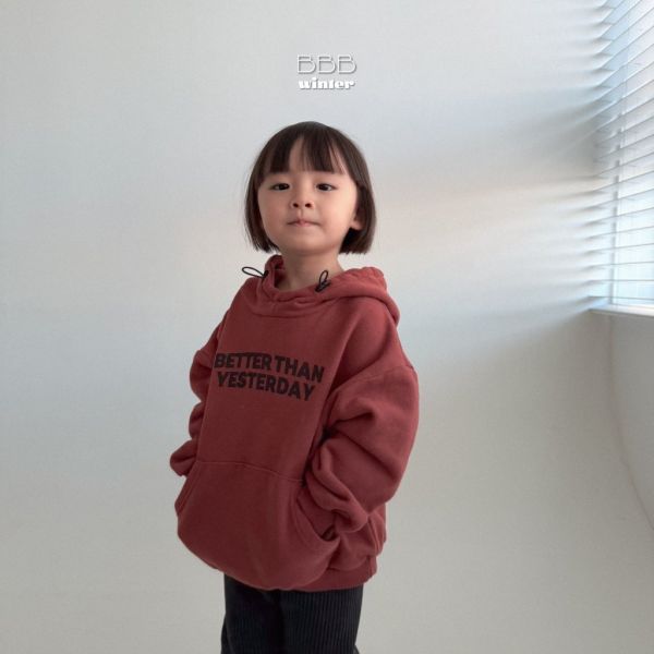 BETTER THAN YESTERDAY連帽上衣｜2COLORS 