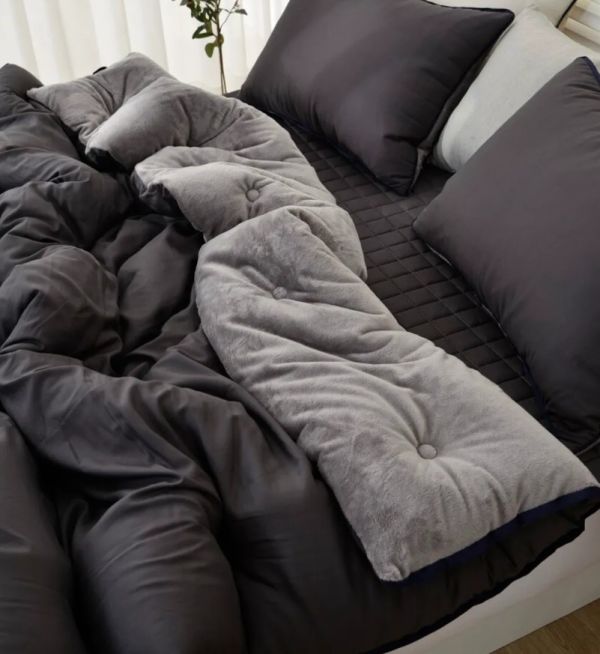 韓國製 素面100%天絲莫代爾單面細絨冬被｜4COLORS 